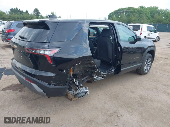 2025 Chevrolet Equinox FWD LT with VIN 3GNAXHEG3SL257204, listed as a IAAI auction lot 42421342 with 2,291 mi miles and . Bid and sale history available at DreamBid. Image 4.