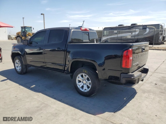 2022 Chevrolet Colorado 2WD LT with VIN 1GCGSCEA5N1288868, listed as a Copart auction lot 64191574 with 57,947 mi miles and Salvage Title. Bid and sale history available at carsss.com. Image 2.