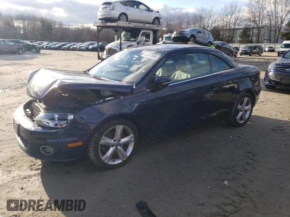 2012 Volkswagen Eos Lux with VIN WVWFW7AH3CV003505, listed as a Copart auction lot 85942894 with 78,041 mi miles and Clean Title. Bid and sale history available at DreamBid. Image 1.