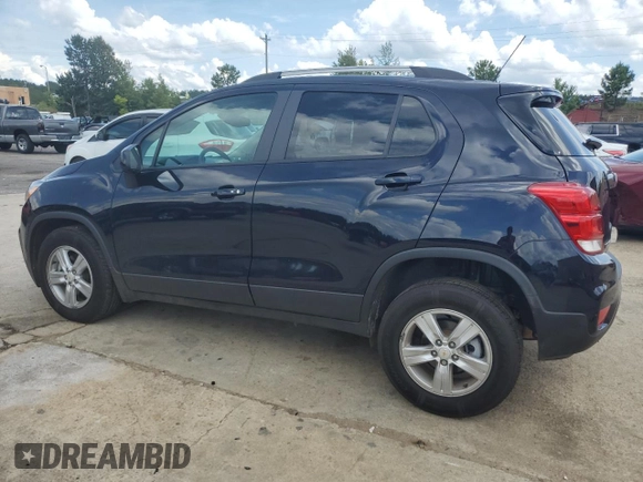 2021 Chevrolet Trax LT z VIN KL7CJPSB8MB333314, wystawiony jako Copart lot #60757295 z przebiegiem 32 821 mil mil oraz Szkoda całkowita • Salvage title. Historia ofert i sprzedaży dostępna na DreamBid. Obrazek 2.