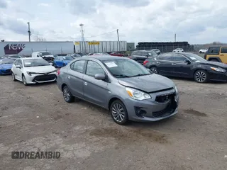 2018 Mitsubishi Mirage G4 ES with VIN ML32F3FJXJHF10101, listed as a IAAI auction lot 41922826 with 42,650 mi miles. Bid and sale history available at carsss.com. Image 1.