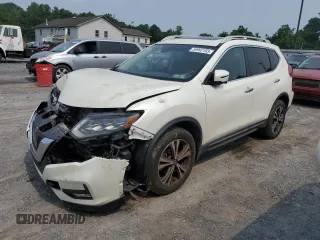 2017 Nissan Rogue SL with VIN 5N1AT2MV0HC846180, listed as a Copart auction lot 59962193 with 101,954 mi miles and Clean Title. Bid and sale history available at carsss.com. Image 1.