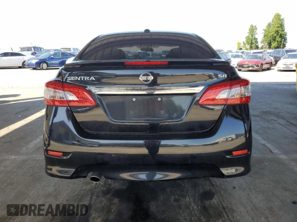 2015 Nissan Sentra SR with VIN 3N1AB7AP1FY223782, listed as a Copart auction lot 54991055 with 78,383 mi miles and Clean Title. Bid and sale history available at DreamBid. Image 6.
