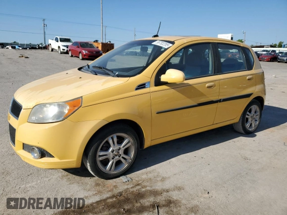 2010 Chevrolet Aveo 2LT with VIN KL1TG6DEXAB133847, listed as a Copart auction lot 56783285 with 120,120 mi miles and Salvage title. Bid and sale history available at DreamBid. Image 1.