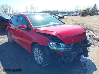 2018 Volkswagen Golf S with VIN 3VWG17AU3JM264122, listed as a IAAI auction lot 41759460 with 45,237 mi miles. Bid and sale history available at carsss.com. Image 1.