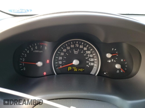2014 Kia Sedona LX with VIN KNDMG4C77E6568411, listed as a Copart auction lot 77210434 with 36,145 mi miles and Salvage Title. Bid and sale history available at carsss.com. Image 9.