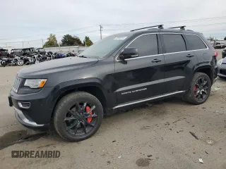 2015 Jeep Grand Cherokee Summit with VIN 1C4RJFJM7FC227296, listed as a Copart auction lot 76592514 with 144,095 mi miles and Salvage Title. Bid and sale history available at carsss.com. Image 1.