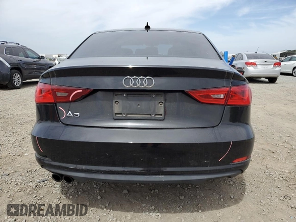 2015 Audi A3 Premium Plus with VIN WAUCCGFFXF1004887, listed as a Copart auction lot 56166895 with 140,022 mi miles and Salvage title. Bid and sale history available at DreamBid. Image 6.
