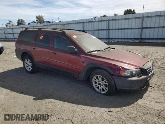 2004 Volvo V70 XC70 with VIN YV1SZ59H841156544, listed as a Copart auction lot 75220694 with 131,943 mi miles and Salvage Title. Bid and sale history available at carsss.com. Image 4.