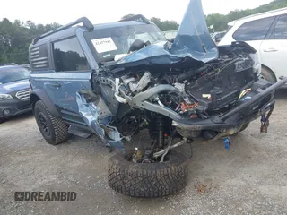 2024 Ford Bronco Wildtrak с VIN 1FMDE2AP1RLA43666, выставлен на аукционе IAAI как лот 42457942 с пробегом 8 883 миль миль и . История ставок и продаж доступна на DreamBid. Изображение 1.