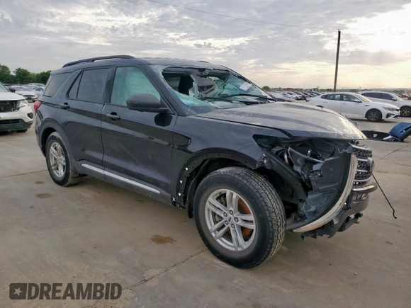 2022 Ford Explorer XLT with VIN 1FMSK7DH9NGB56494, listed as a Copart auction lot 64993835 with 88,145 mi miles and Clean title. Bid and sale history available at DreamBid. Image 4.