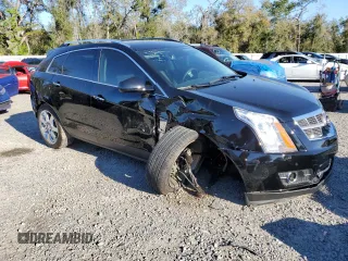 2011 Cadillac SRX Performance Collection with VIN 3GYFNBEY0BS672782, listed as a Copart auction lot 46403745 with 20,955 mi miles and Salvage Title. Bid and sale history available at carsss.com. Image 4.