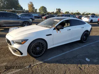 2020 Mercedes-Benz AMG GT 53 z VIN WDD7X6BB3LA011946, wystawiony jako Copart lot #80168444 z przebiegiem 10 066 mil mil oraz Szkoda całkowita • Salvage title. Historia ofert i sprzedaży dostępna na DreamBid. Obrazek 1.