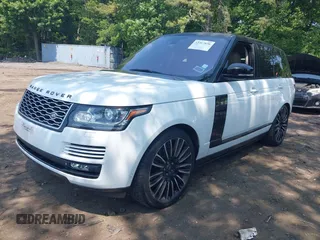 2015 Land Rover Range Rover Supercharged with VIN SALGS2TF3FA218272, listed as a IAAI auction lot 42463876 with 102,037 mi miles and . Bid and sale history available at DreamBid. Image 2.