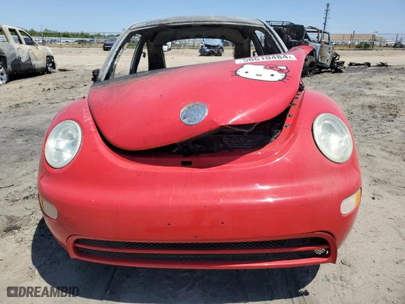 2002 Volkswagen New Beetle GL with VIN 3VWBK21C42M445359, listed as a Copart auction lot 56610484 with NaN miles and Non Repairable. Bid and sale history available at carsss.com. Image 5.