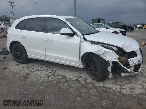 2012 Audi Q5 Premium with VIN WA1CFAFPXCA122590, listed as a Copart auction lot 47592885 with 156,143 mi miles and Salvage title. Bid and sale history available at DreamBid. Image 4.