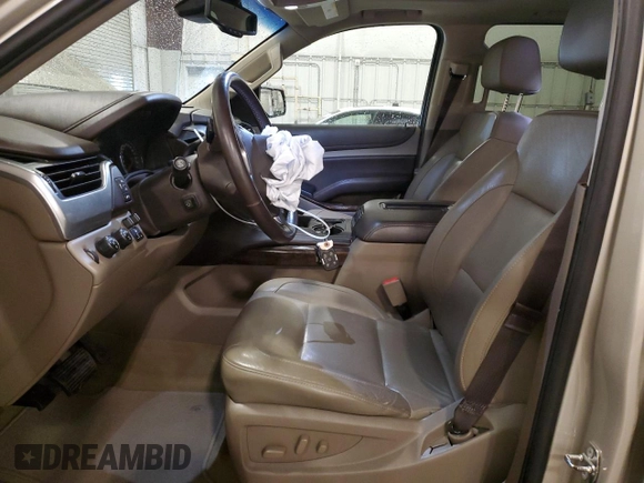 2017 Chevrolet Suburban LT with VIN 1GNSKHKC3HR381480, listed as a Copart auction lot 53789925 with 142,392 mi miles and Salvage Title. Bid and sale history available at DreamBid. Image 7.