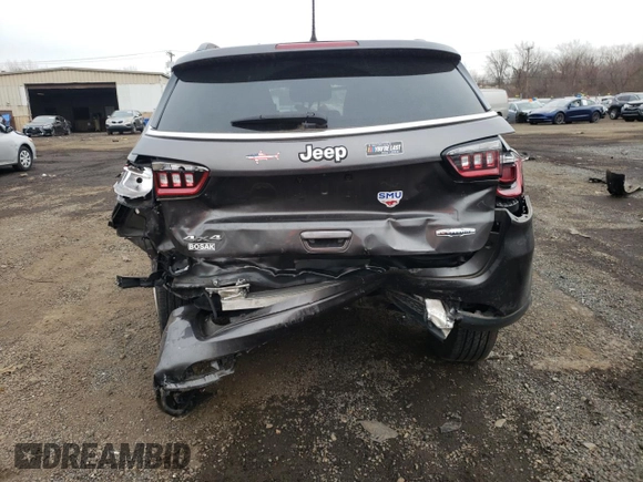 2022 Jeep Compass North with VIN 3C4NJDBB6NT203378, listed as a Copart auction lot 83439544 with 17,014 mi miles and Salvage Title. Bid and sale history available at DreamBid. Image 6.