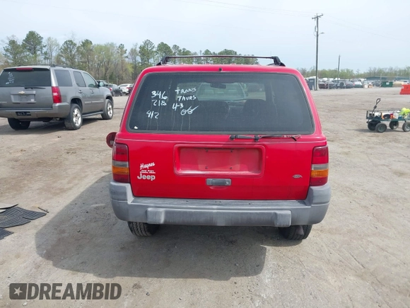 1996 Jeep Grand Cherokee Laredo with VIN 1J4FX58S4TC346218, listed as a IAAI auction lot 41943268 with 138,431 mi miles and . Bid and sale history available at DreamBid. Image 16.