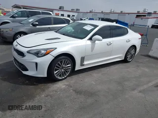 2018 Kia Stinger with VIN KNAE15LA8J6031125, listed as a IAAI auction lot 41928665 with 82,003 mi miles. Bid and sale history available at carsss.com. Image 18.