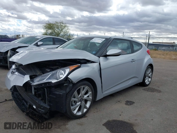 2017 Hyundai Veloster Value Edition with VIN KMHTC6AD2HU308084, listed as a IAAI auction lot 41734062 with 59,354 mi miles. Bid and sale history available at carsss.com. Image 18.