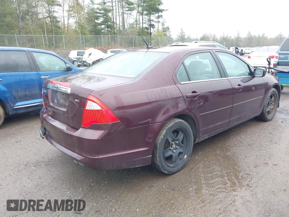 2011 Ford Fusion SEL with VIN 3FAHP0JA6BR257999, listed as a IAAI auction lot 42199423 with 126,855 mi miles. Bid and sale history available at carsss.com. Image 4.
