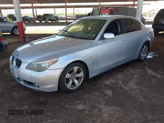2006 BMW 5 Series 525i with VIN WBANE53586CK86180, listed as a IAAI auction lot 42034983 with 204,681 mi miles and . Bid and sale history available at DreamBid. Image 2.