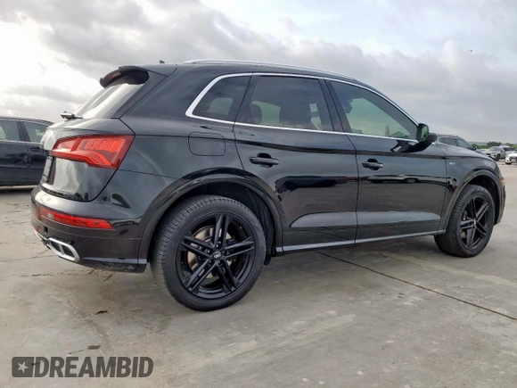 2018 Audi SQ5 Premium Plus with VIN WA1A4AFY8J2012652, listed as a Copart auction lot 61396805 with 100,679 mi miles and Clean title. Bid and sale history available at DreamBid. Image 3.