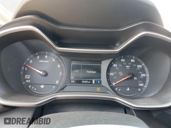 2021 Chevrolet TrailBlazer LS with VIN KL79MMS2XMB021138, listed as a Copart auction lot 65778844 with 30,309 mi miles and Salvage Title. Bid and sale history available at DreamBid. Image 9.