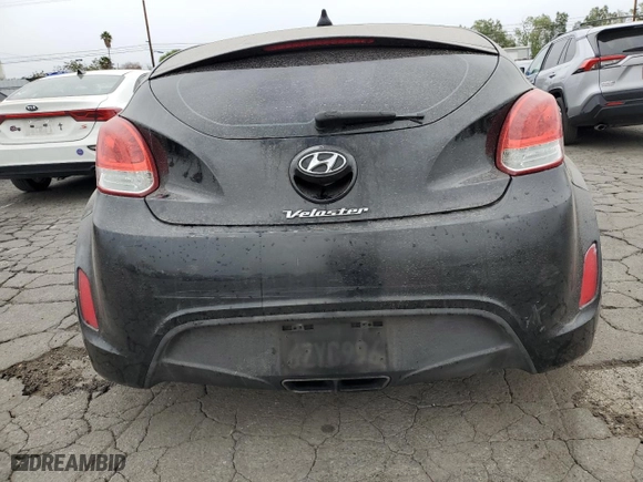 2013 Hyundai Veloster w/Black Int with VIN KMHTC6AD9DU133276, listed as a Copart auction lot 53662235 with 123,108 mi miles and Salvage Title. Bid and sale history available at carsss.com. Image 6.