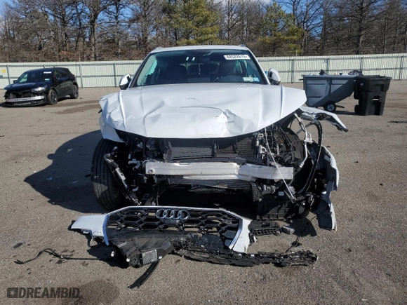 2023 Audi Q5 S line Premium Plus with VIN WA1EAAFY7P2002410, listed as a Copart auction lot 44522615 with 18,176 mi miles and Salvage Title. Bid and sale history available at carsss.com. Image 5.