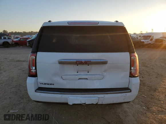 2019 GMC Yukon Denali with VIN 1GKS1CKJ6KR122376, listed as a Copart auction lot 85943414 with 90,614 mi miles and Salvage Title. Bid and sale history available at carsss.com. Image 6.