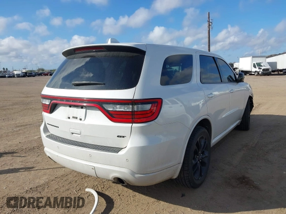 2021 Dodge Durango GT Plus with VIN 1C4RDHDG4MC577944, listed as a IAAI auction lot 41148909 with 71,236 mi miles and . Bid and sale history available at DreamBid. Image 4.
