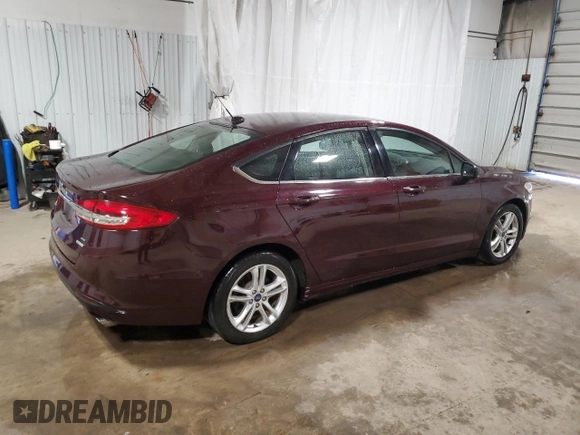2018 Ford Fusion SE with VIN 3FA6P0HDXJR212926, listed as a Copart auction lot 52100685 with 75,213 mi miles and Salvage Title. Bid and sale history available at carsss.com. Image 3.