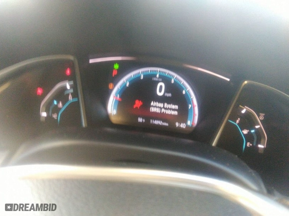 2016 Honda Civic Sedan EX with VIN 2HGFC2F79GH523462, listed as a IAAI auction lot 41245458 with 114,892 mi miles. Bid and sale history available at carsss.com. Image 7.