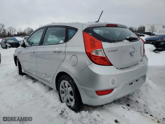 2012 Hyundai Accent GS with VIN KMHCT5AE8CU036927, listed as a Copart auction lot 45079455 with 126,865 mi miles and Non Repairable. Bid and sale history available at carsss.com. Image 2.