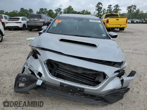 2024 Subaru WRX Premium with VIN JF1VBAH64R9808221, listed as a Copart auction lot 54990545 with 105,565 mi miles and Salvage title. Bid and sale history available at DreamBid. Image 5.