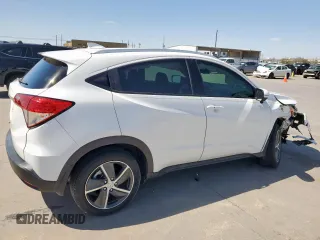 2021 Honda HR-V EX-L with VIN 3CZRU5H74MM715807, listed as a Copart auction lot 49443495 with 43,775 mi miles and Salvage Title. Bid and sale history available at carsss.com. Image 3.
