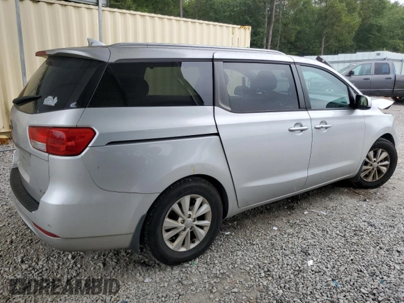 2018 Kia Sedona LX with VIN KNDMB5C12J6350371, listed as a Copart auction lot 71575374 with 117,880 mi miles and Salvage Title. Bid and sale history available at carsss.com. Image 3.
