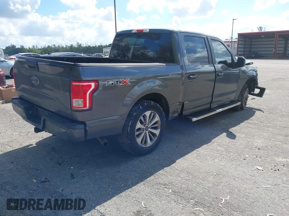 2017 Ford F-150 XL with VIN 1FTEW1CP7HKC83502, listed as a IAAI auction lot 41485951 with 117,373 mi miles and . Bid and sale history available at DreamBid. Image 4.