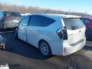 2014 Toyota Prius v Two with VIN JTDZN3EU5E3308213, listed as a IAAI auction lot 41448835 with 1 mi miles. Bid and sale history available at carsss.com. Image 3.