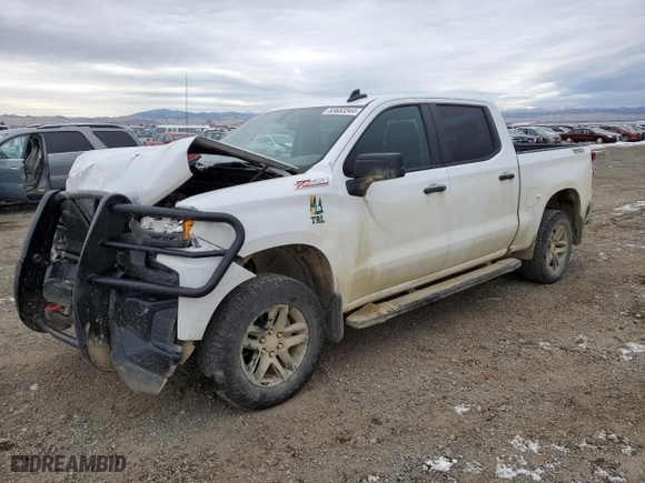 2022 Chevrolet Silverado 1500 LTD LT Trail Boss with VIN 3GCPYFEL4NG180177, listed as a Copart auction lot 83683344 with NaN miles and Salvage Title. Bid and sale history available at carsss.com. Image 1.