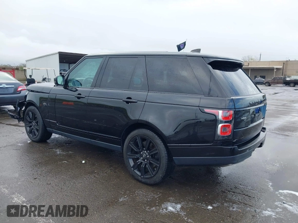 2021 Land Rover Range Rover Westminster with VIN SALGS2RU4MA453296, listed as a IAAI auction lot 41816979 with 13,018 mi miles and . Bid and sale history available at DreamBid. Image 3.