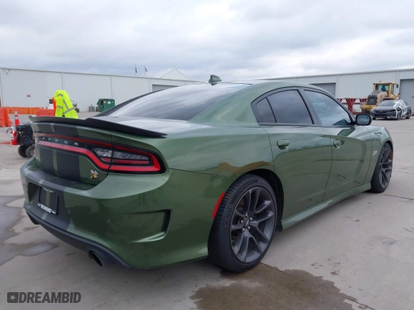 2020 Dodge Charger Scat Pack with VIN 2C3CDXGJ9LH237776, listed as a IAAI auction lot 41128897 with 50,699 mi miles. Bid and sale history available at carsss.com. Image 4.