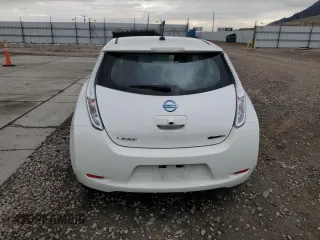 2015 Nissan LEAF S with VIN 1N4AZ0CP9FC314892, listed as a Copart auction lot 50847375 with 108,300 mi miles and Salvage Title. Bid and sale history available at carsss.com. Image 6.