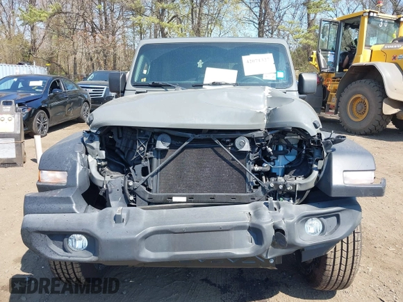 2021 Jeep Wrangler Unlimited Willys with VIN 1C4HJXDN4MW703859, listed as a IAAI auction lot 42071327 with 27,027 mi miles and . Bid and sale history available at DreamBid. Image 12.