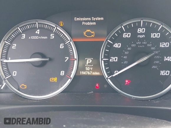 2015 Acura TLX Technology with VIN 19UUB2F58FA010967, listed as a IAAI auction lot 41370203 with 195,000 mi miles and . Bid and sale history available at DreamBid. Image 15.