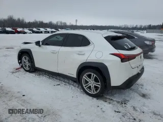 2021 Lexus UX 250h с VIN JTHP9JBH6M2039598, выставлен на аукционе Copart как лот 43122745 с пробегом 66 383 миль миль и Списание • Salvage title. История ставок и продаж доступна на DreamBid. Изображение 2.
