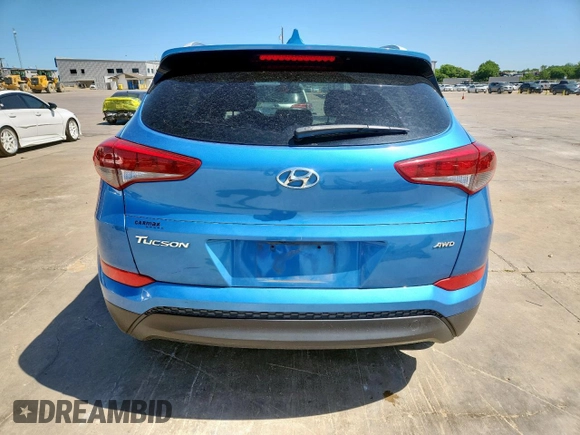 2018 Hyundai Tucson SEL with VIN KM8J3CA40JU642383, listed as a Copart auction lot 57391165 with 179,259 mi miles and Salvage title. Bid and sale history available at DreamBid. Image 6.
