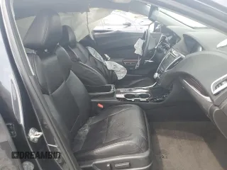 2015 Acura TLX Technology with VIN 19UUB3F53FA000885, listed as a Copart auction lot 52609935 with 120,971 mi miles and Salvage title. Bid and sale history available at DreamBid. Image 7.